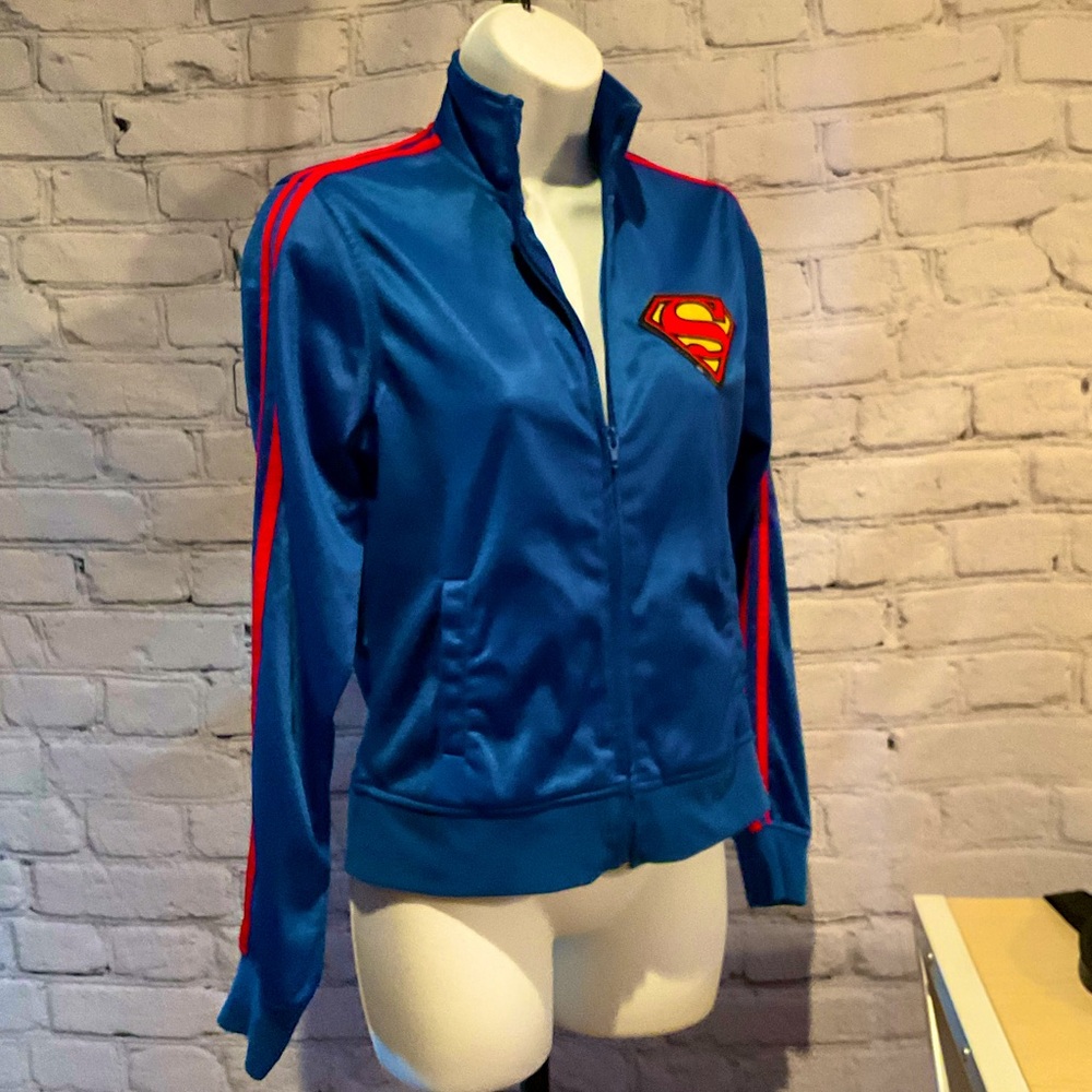 Superman DC comics jacket sz med youth - Picture 10 of 10